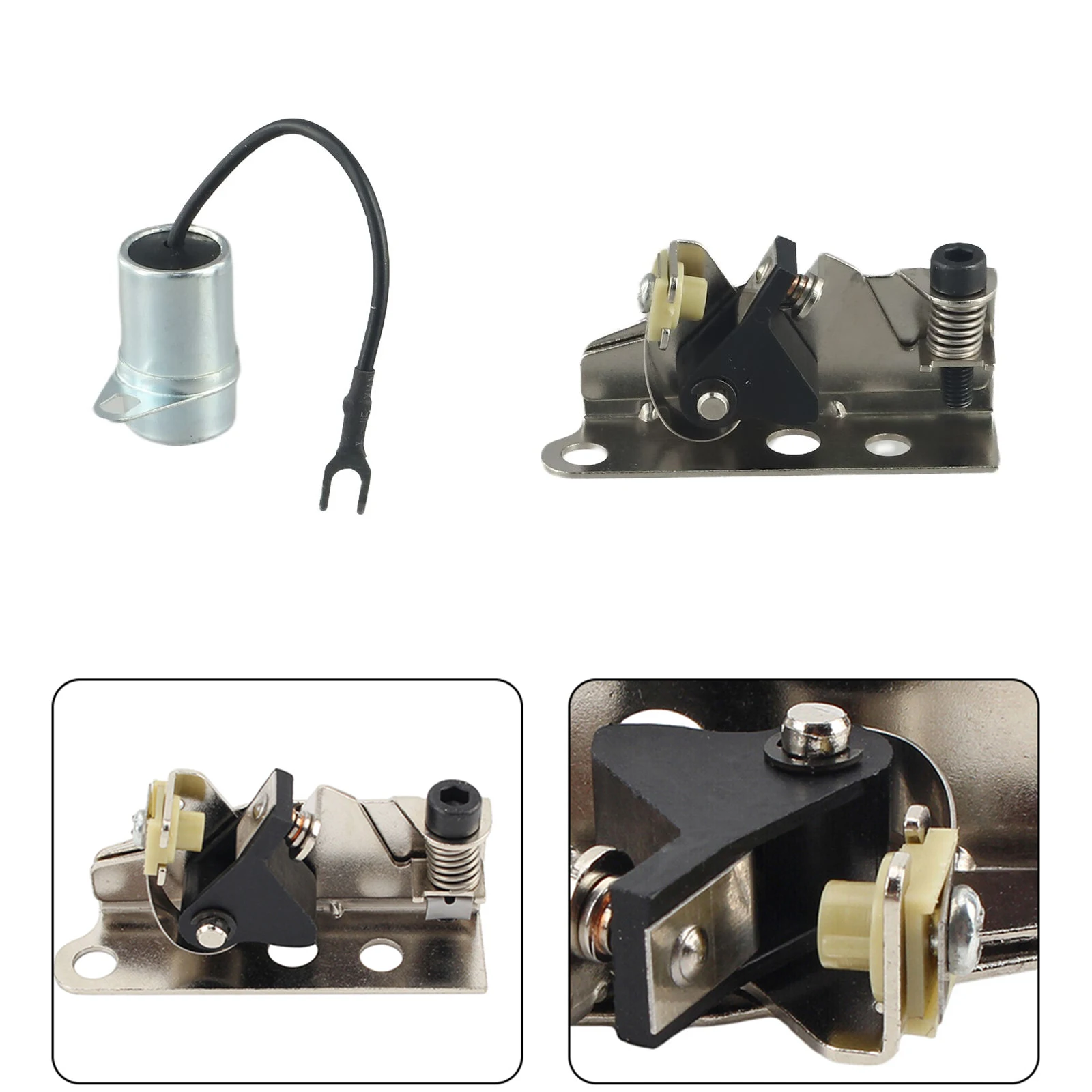 เปลี่ยนจุดเบรกเกอร์และคอนเดนเซอร์สําหรับ Onan B43 B48 B43E B48G 16hp 18hp เครื่องตัดหญ้าอะไหล่ Garden เครื่องมืออุปกรณ์เสริม