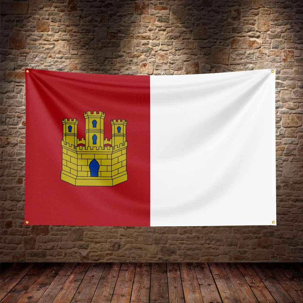 

3X5Ft Castile La Mancha Spain Spanish Flag For Decor