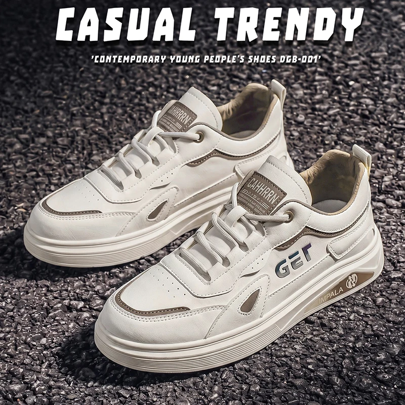 Summer Comfort Focus Men Daily Skate Shoes Light Construction Sweat Wicking Lining Durable Traction Sole Casual Street Strolling