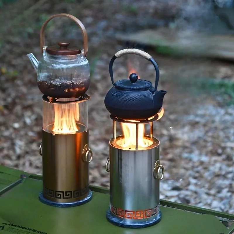 

Походная плита из нержавеющей стали, удобная термостойкая уличная плита большой емкости, многофункциональные принадлежности для приготовления пищи в лагере