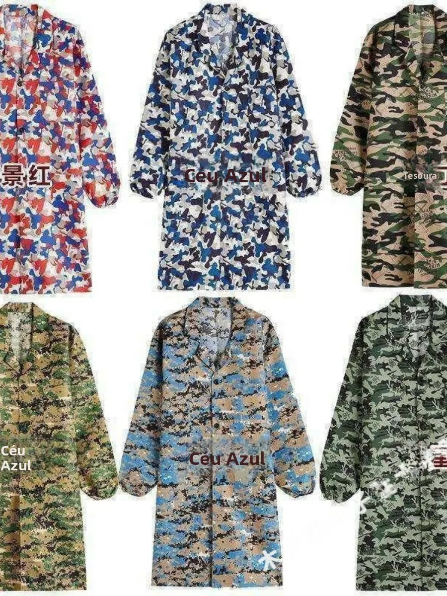 Jaleco de Trabalho Plus Size para Homens e Mulheres, Roupa Protetora à Prova de Poeira para Trabalhos Pesados e Uso Doméstico