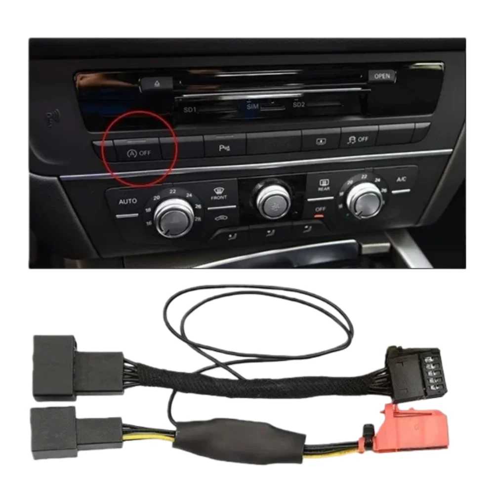 For Audi A4 B8/Audi A3 8P/Audi A4 B6/Audi Q5 Automatic Stop Start Engine System off Device Control Sensor Plug Car Accessories