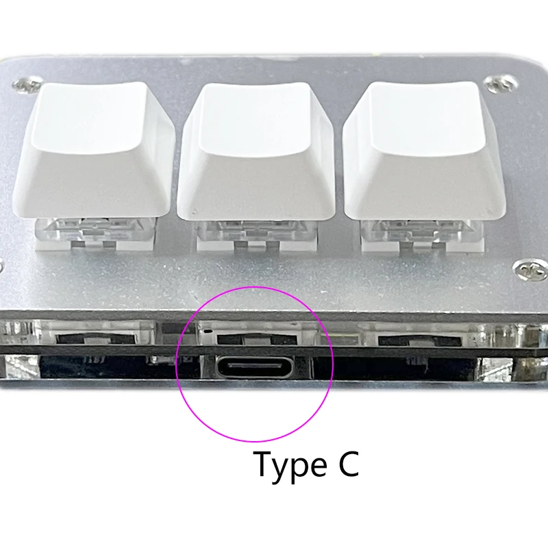 Imagem -06 - Qmk Via Firmware Mini Teclado Escudo de Alumínio Chave Kaih Slot Swappable Quente Micro Interruptores Teclado de Programação Mecânica