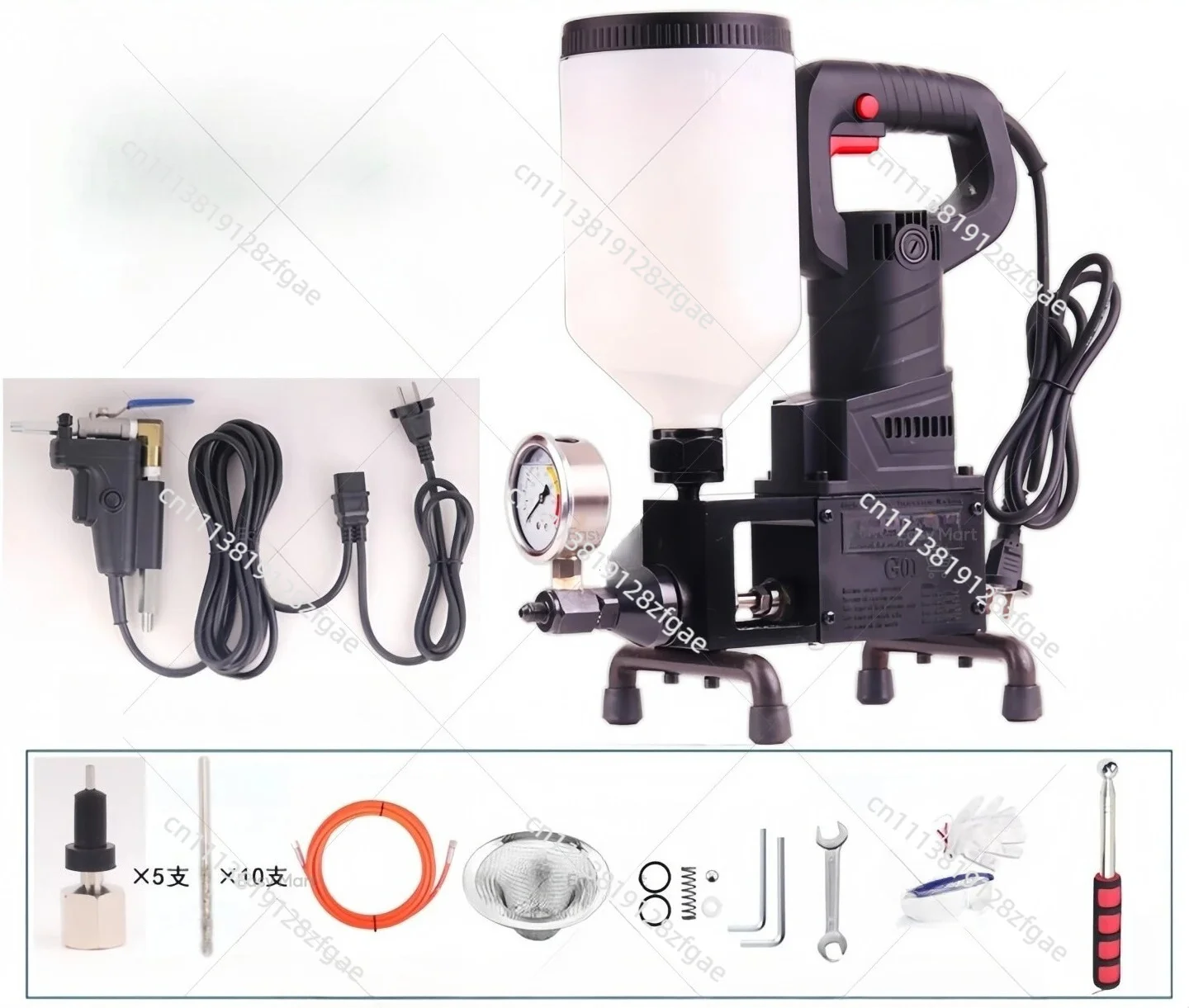 Floor Warping Tile Hollow Drum Grouting Machine Marble Stone Floor Wall Empty Sound Grouting Machine Empty Drum Glue Pump