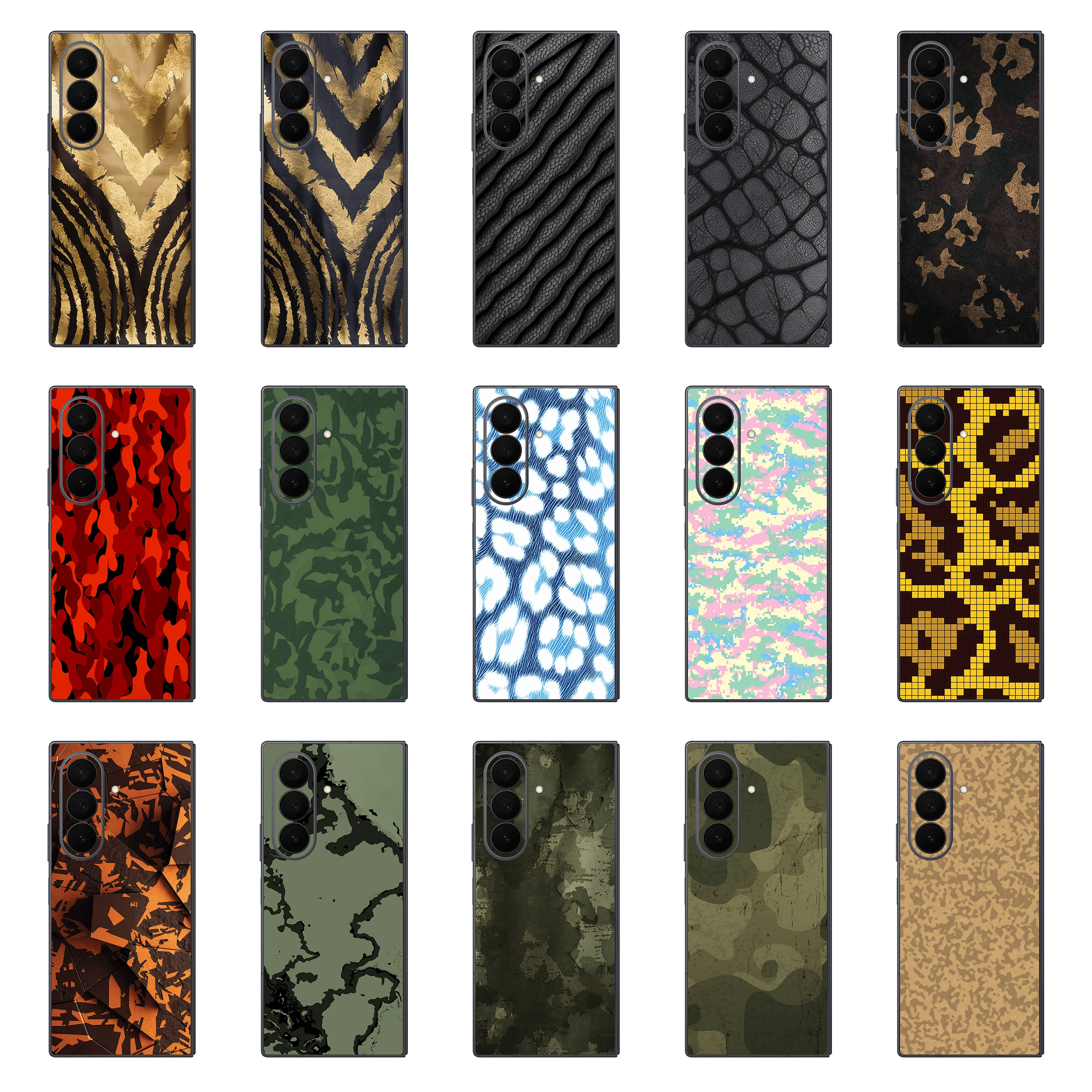 Z FOLD8 ultra New Sticker Skin for Samsung Z Fold 8 7 6 5 4 3 Vinyl Decal Cover Wrap Anti-Scratch Phone Back Protective Film