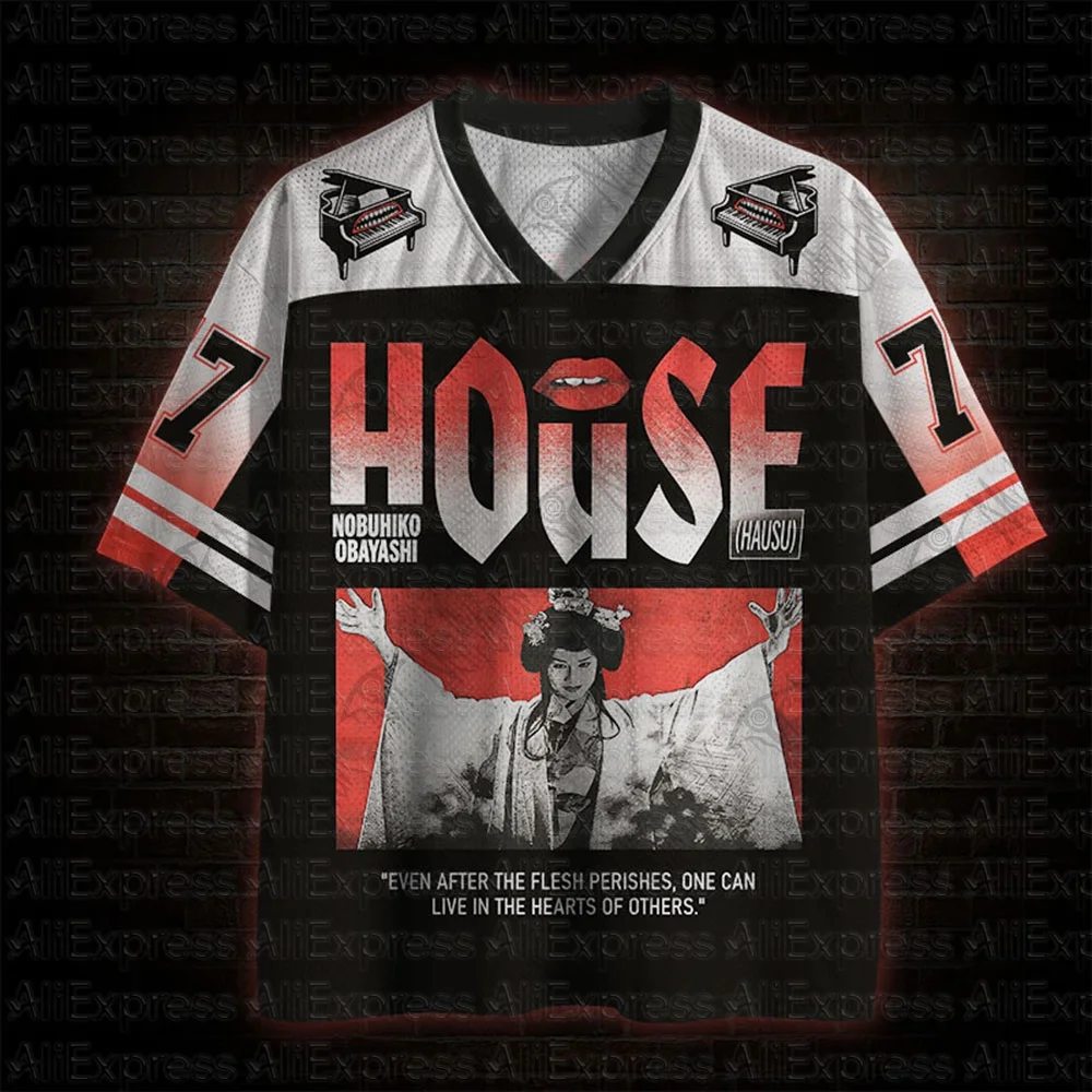 

2026 New Movie Sports Fashion Adult and Children's Short Sleeve V-neck Street Eye Clothing Gothic Style Horror Fans Gift