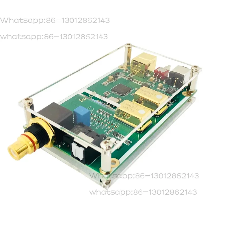 XU208 IIS DSD256 Dop64 Asynchronous USB Coaxial Fiber Digital Output Interface