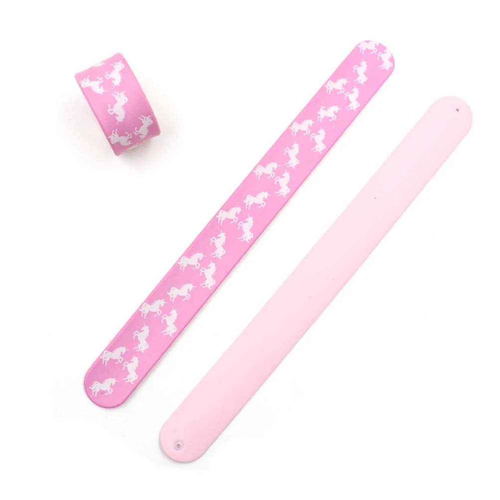 

Children's Wristband Unicorn Slap Bracelets for Party Bands Kids Silicone Wristbands Animal