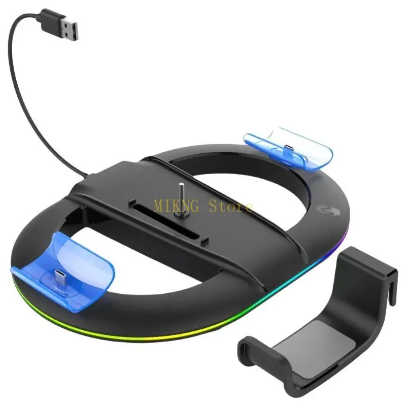 Multifunction Charging Dock with Light Multifunction charges Stand ABS Charging Station Simple Installation for P5 best sale