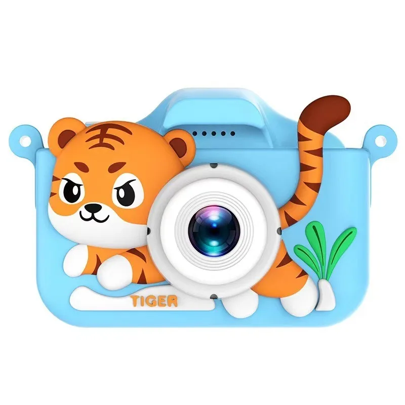 Cartoon Toddler Digital Camera with 2.0-inch Screen – Silicone Case, Perfect Christmas & Birthday Gift for Kids