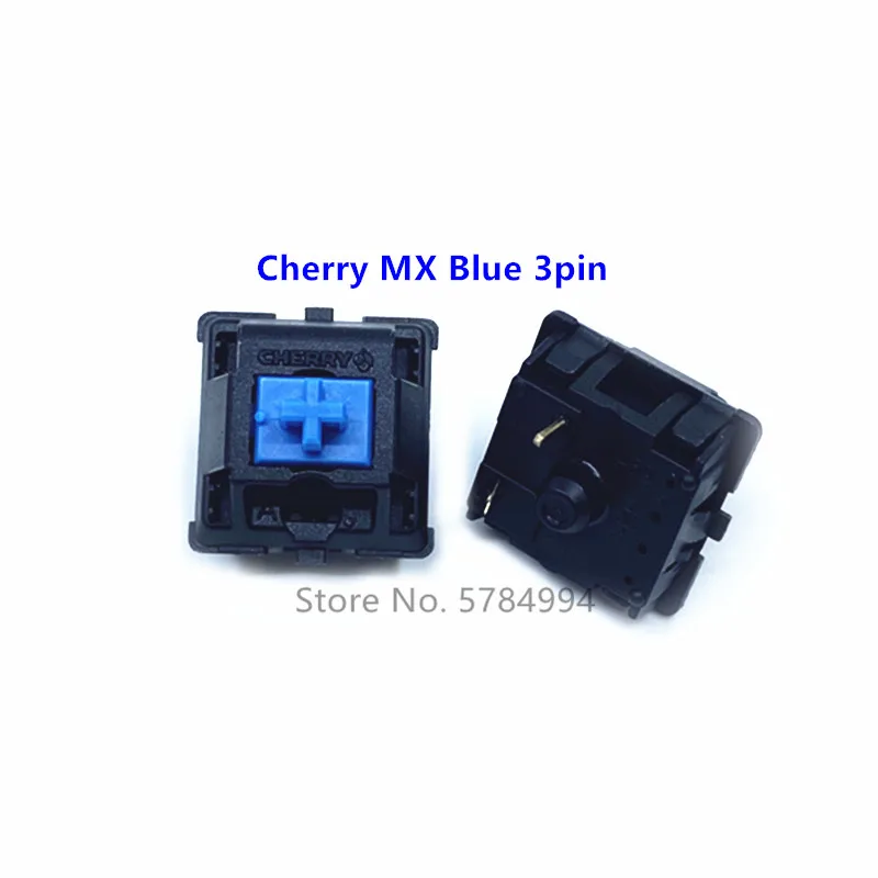 Free shipping 10-100PCS Original Cherry MX Mechanical Keyboard Switch Silver MX Brown Blue Switch 3-pin Cherry Bright Switch