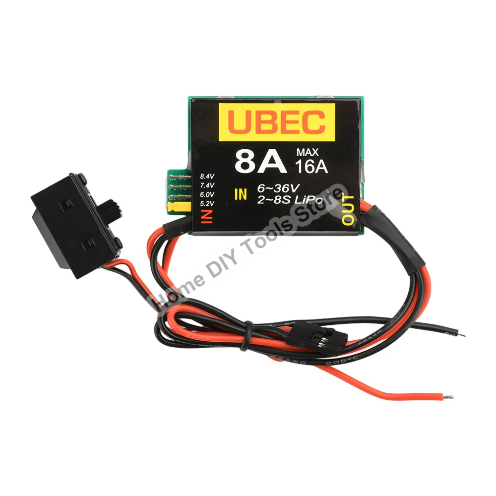 2S-8S 6-36V UBEC-8A BEC & DUAL UBEC 8A/16A  5.2/6.0/7.4/8.4V Servo Separate Power Supply RC Car Fix-Wing Airplane Robot Arm