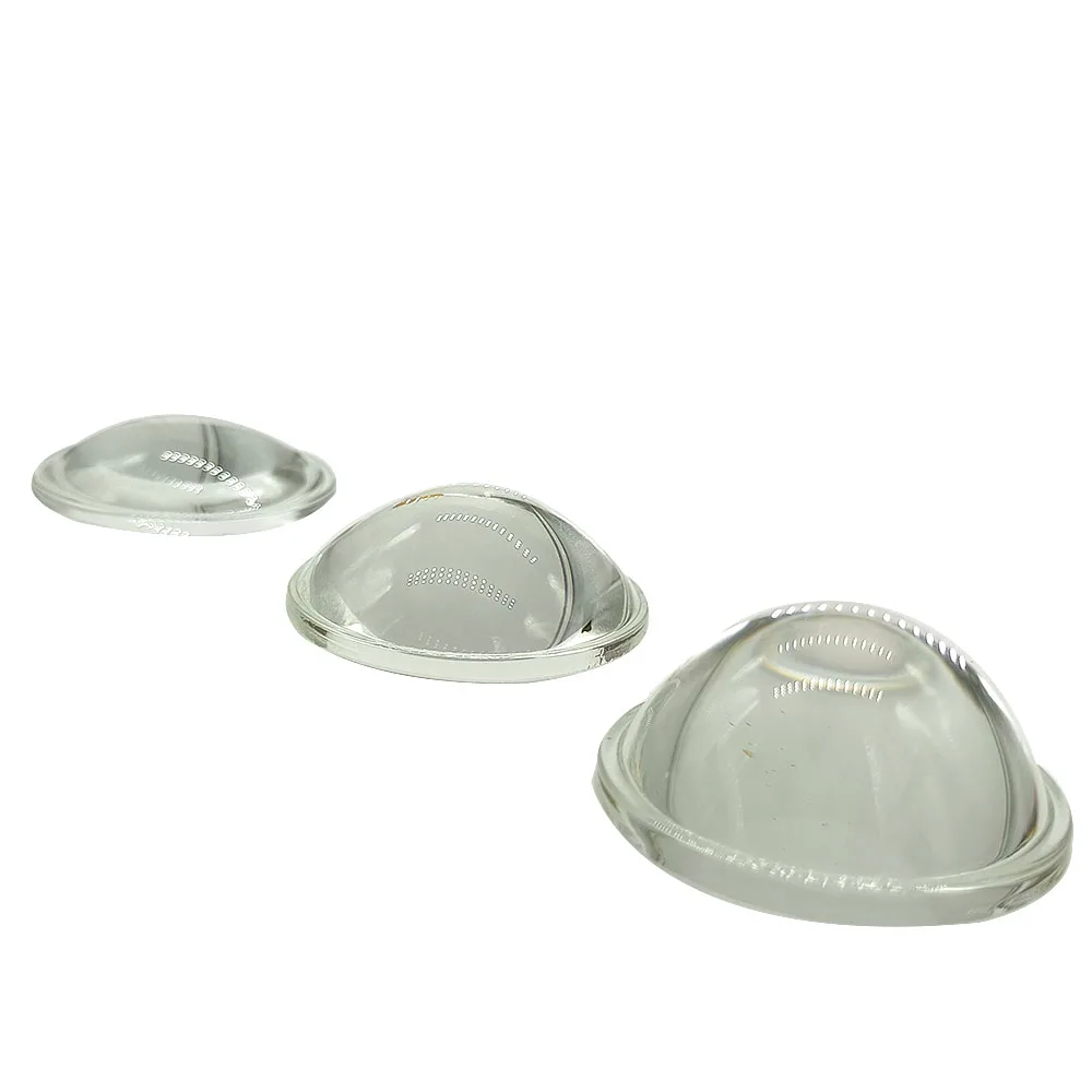 2 5 10 pcs 44mm LED Lens Light Reflector Collimator Wide Angle for 10w 20W 30W 50W 100W 60-80Degree for DIY  LED Light Height