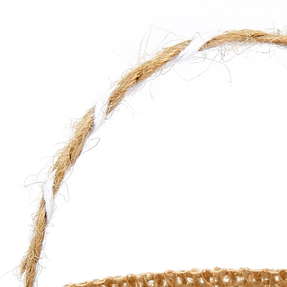 

4Pcs Linen Candy Basket Wedding Gift Storage Bag Burlap Flower Holder for Bridal Shower Party Favors Decorative Wedding Supplies