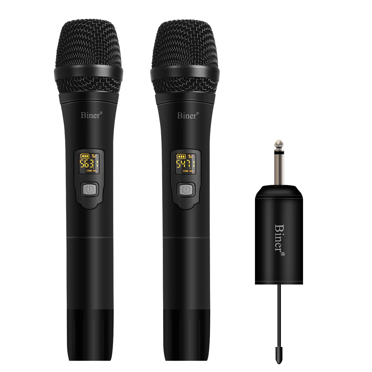 

Biner W2 Professional Uhf Wireless Dynamic Karaoke Microphone Handheld Microphone For Speech Church