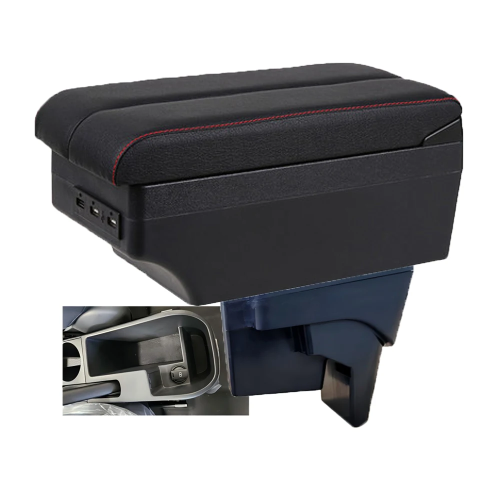 Mercedes-benz Armrest Box Elbow Rest Center Console Storage with Phone Charging USB Interface Cup Holder