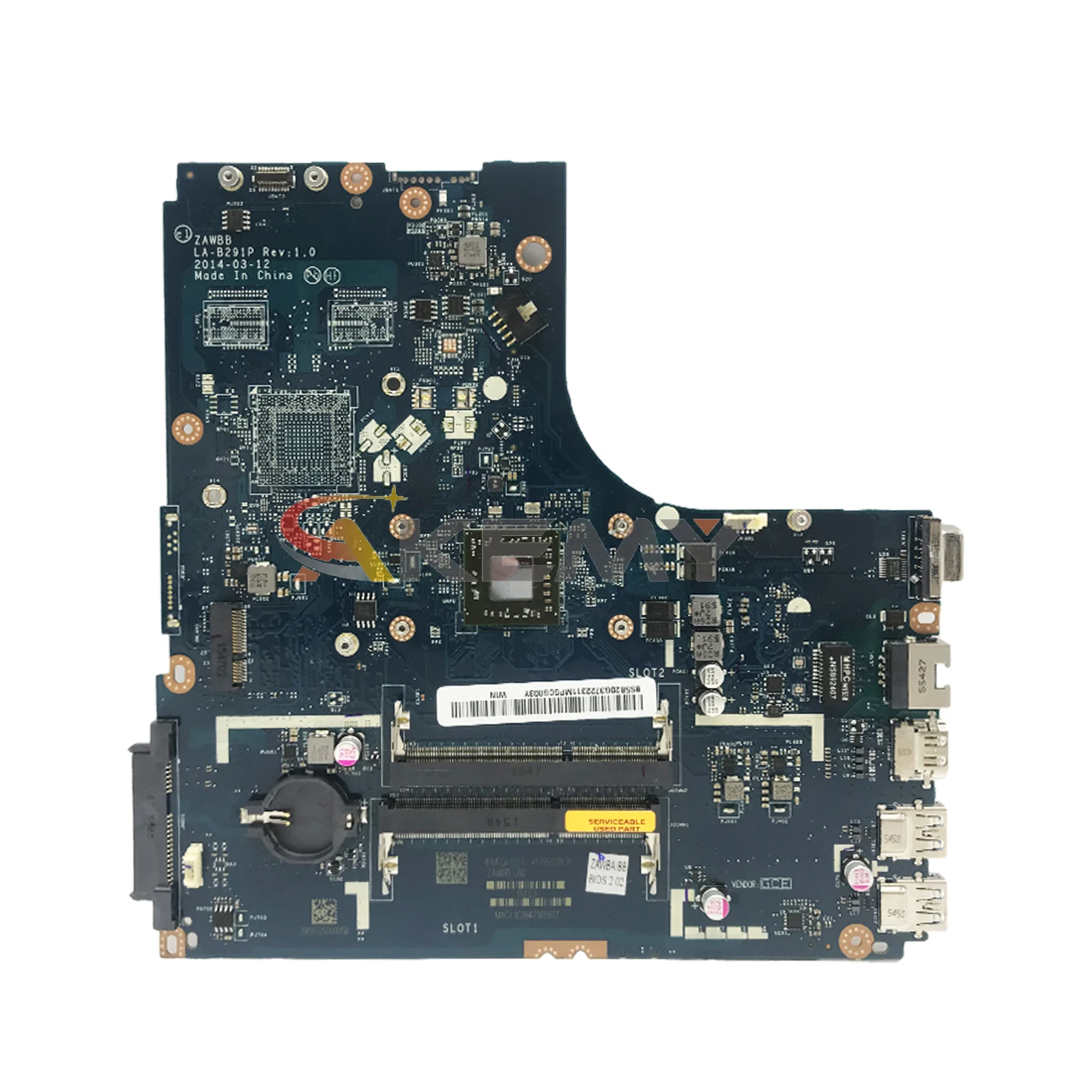 レノボ Ideapad B50-45 N50-45 ノートパソコンのマザーボード ZAWBA/BB LA-B291P A6-6310 EM6010 ノートブックメインボード 5B20G37223 5B20G14966