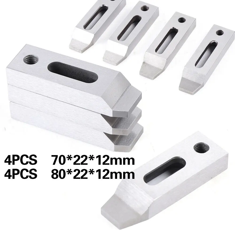 70mm / 80mm CNC 4Pcs Wire EDM Stainless Jig Holder For Clamping + M8 x 1.25 Screw