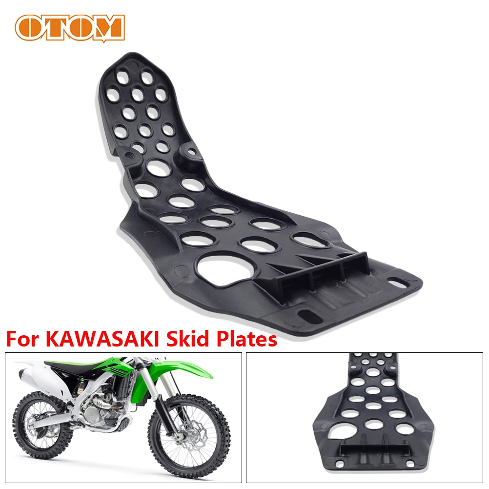 Do KAWASAKI KX250F 2009-2020 akcesoria motocyklowe osłona przeciwpoślizgowa silnika Motocross osłona podwozia 55020-0443-6C