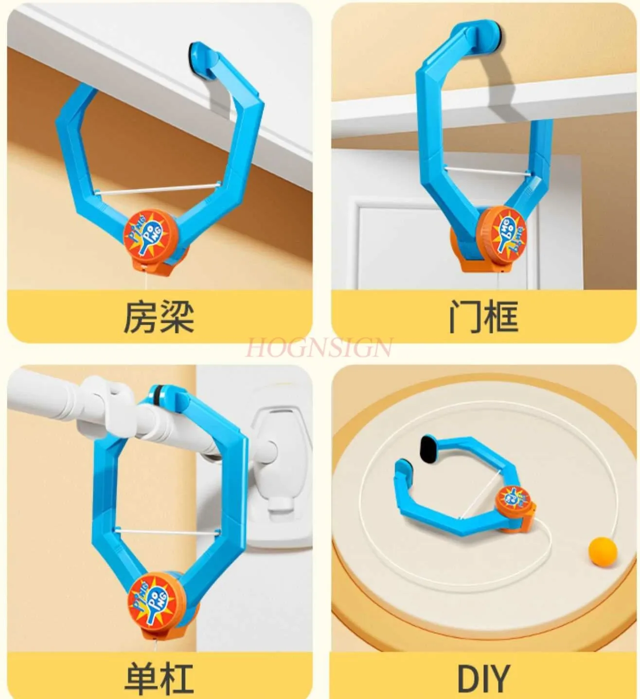 Hangende tafeltennistrainer voor kinderen Thuis Binnen Ouder-kind zintuiglijk apparaat Correcteert visie Handoogcoördinatie