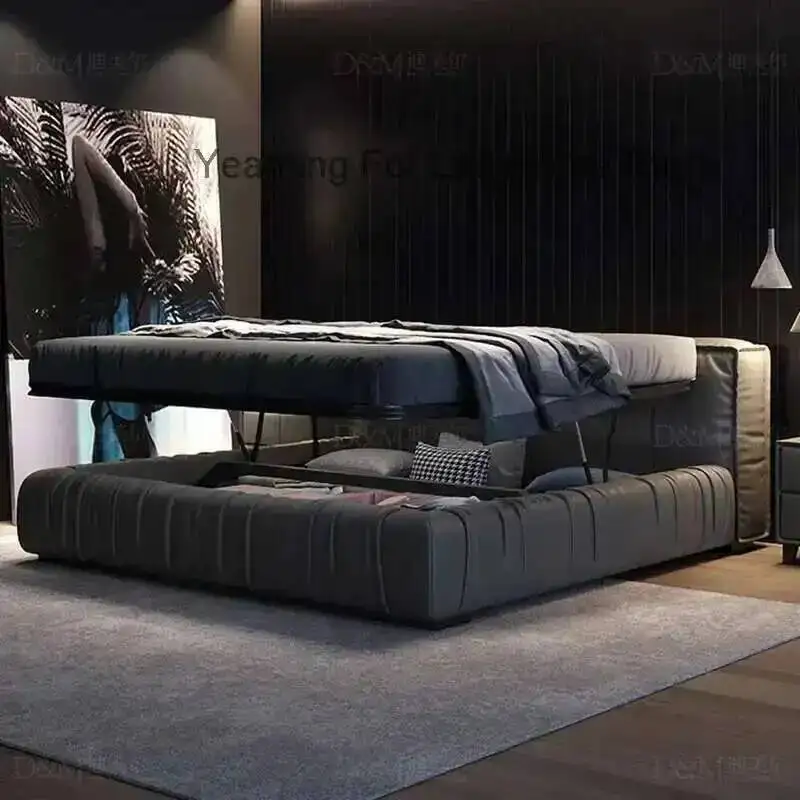 

Multifunctional Storage Modern Massage Bed Loft Headboards Children King Size Cheap Bed Princess Cama Solteiro Patio Furniture