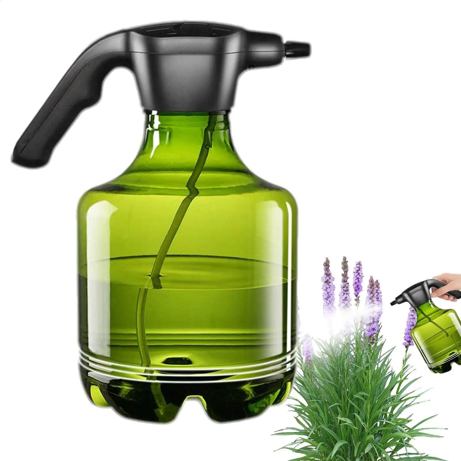 

3L Electric Watering Plant Spray Bottle PP 1200Mah Rotating Nozzle Automatic Garden Sprayer Can for Plants Watering Car Cleaning