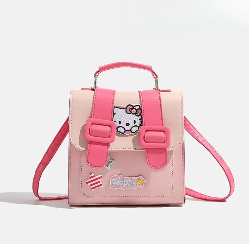 

Cute cartoon Hello kitty pink Cambridge backpack creative travel backpack niche versatile shoulder crossbody bag holiday gift