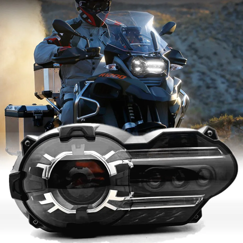 New Led Motorcycle Headlight For BMW R1200GS 2004-2012 R1200 GS Aventura 2005-2013 Plug And Play