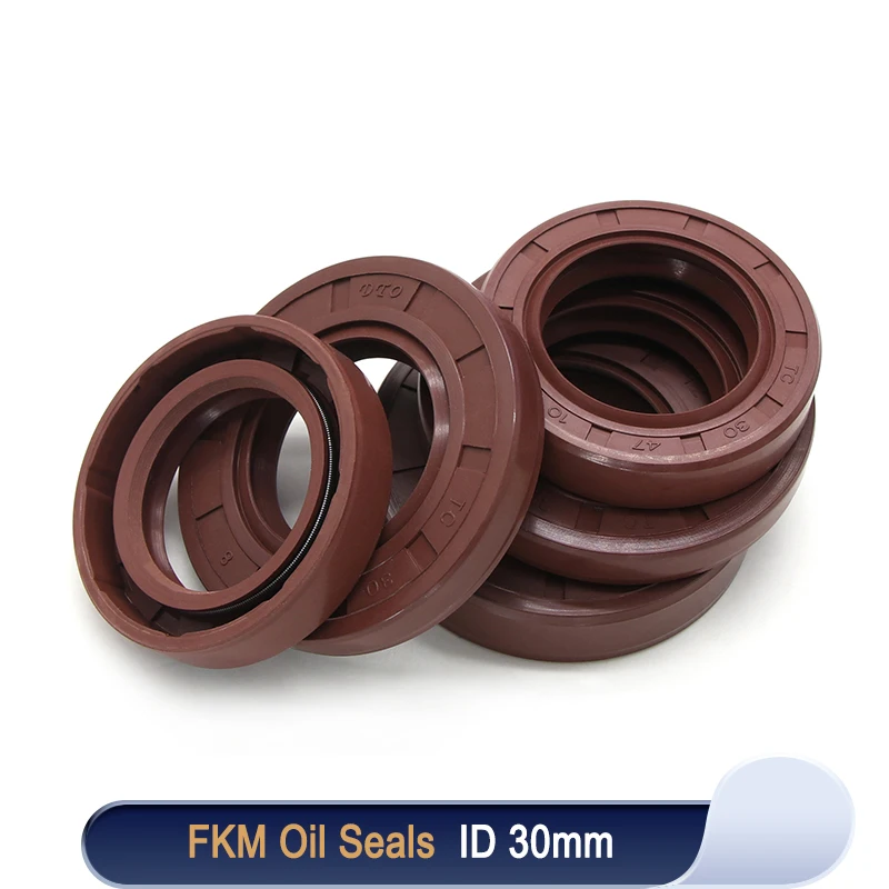 

FKM Oil Seal ID 30mm TC-30*40/42/45/48/50/52/55/58/60/62/65/72*7/8/10/12mm Fluorine Rubber Cover Double Lip Seals Rings Gasket