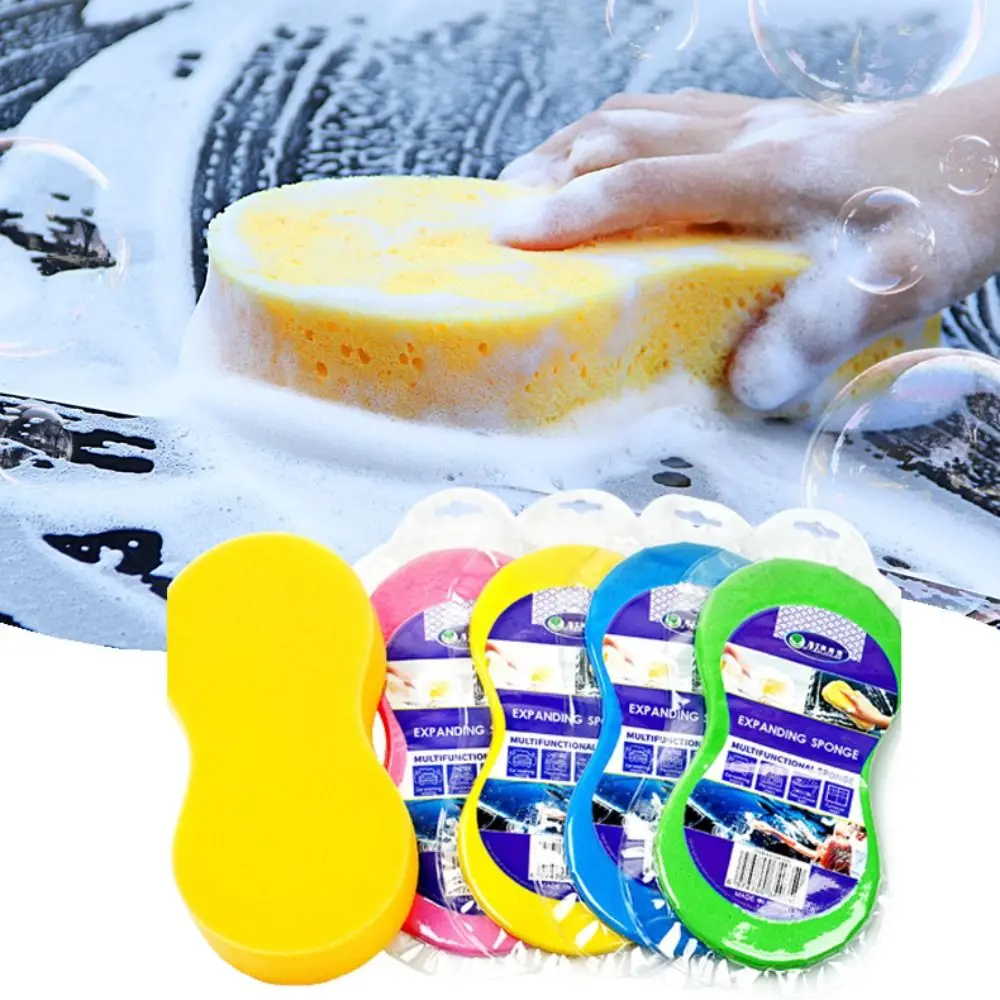 Honeycomb Car Wash Sponge High Foam 8 Shape Car Cleaning Sponge Washing Automotive Supplies High-density Compression Sponge Car