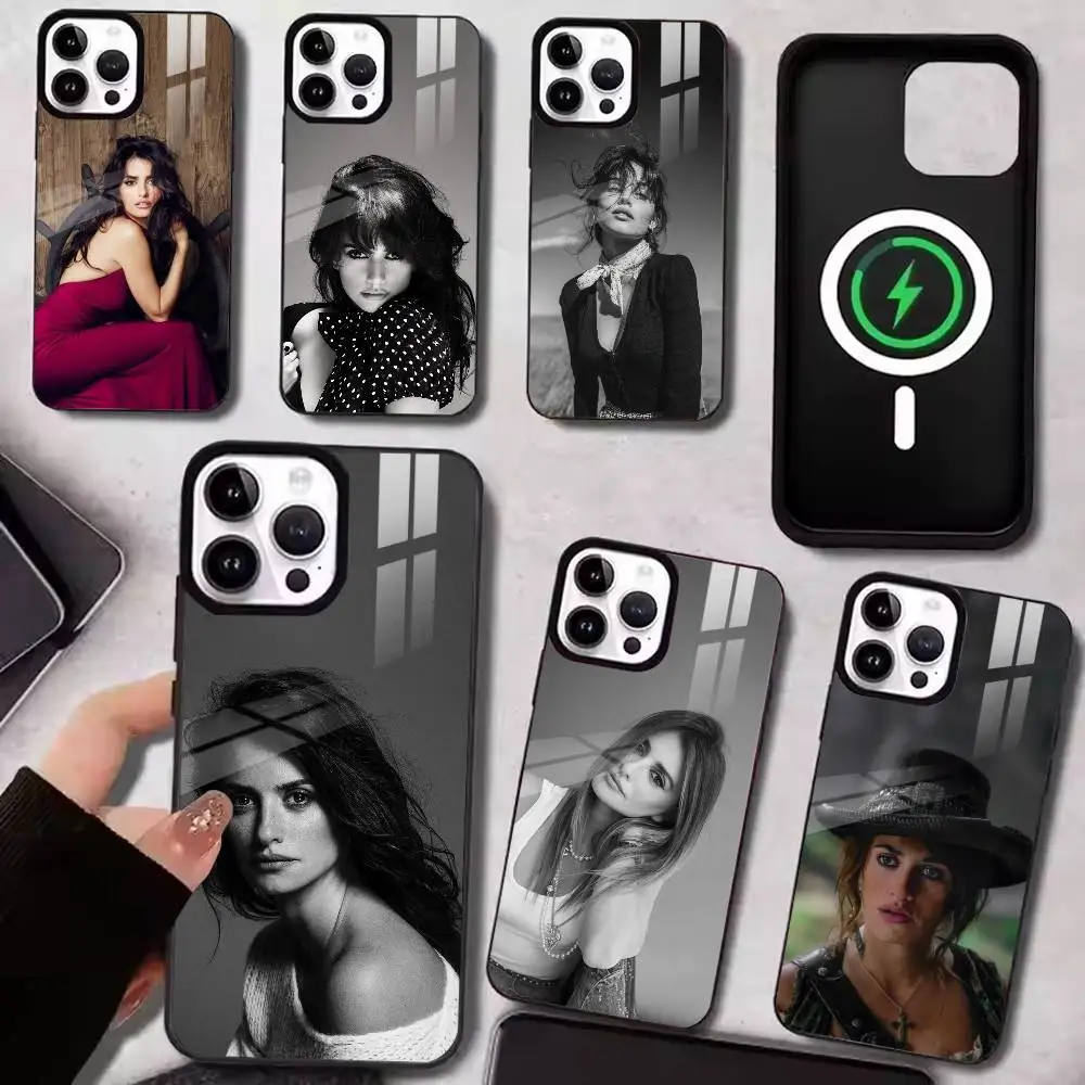 Penelope Cruz Spanish Rose  Phone Case For iPhone15,16,17,14,13,12,11 Plus,Pro Magnetic For  Wireless Charging