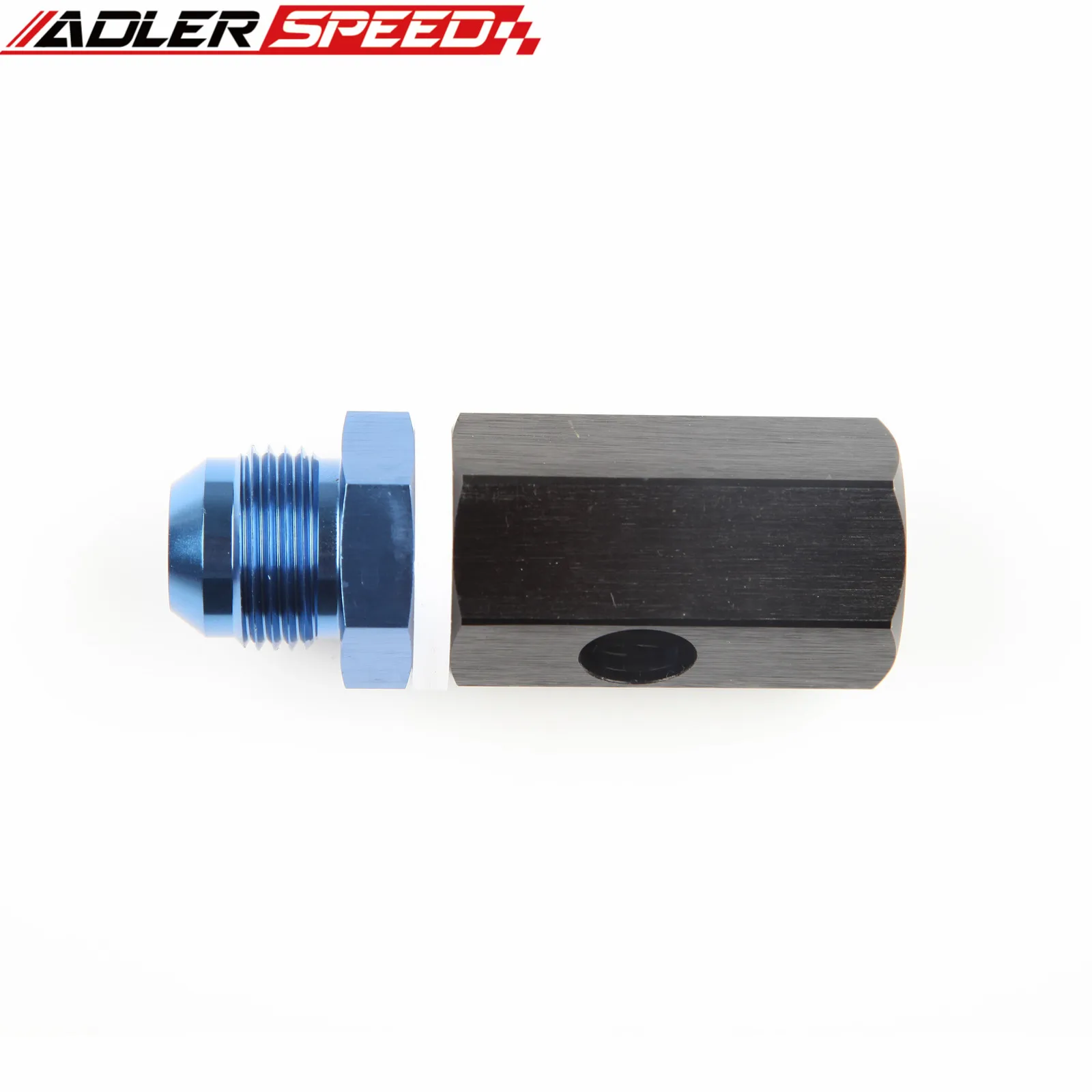 ADLERSPEED Aluminum AN-12 12AN -12AN Fuel Cell Roll Over Vent Valve Tank Mounted Blue/Black