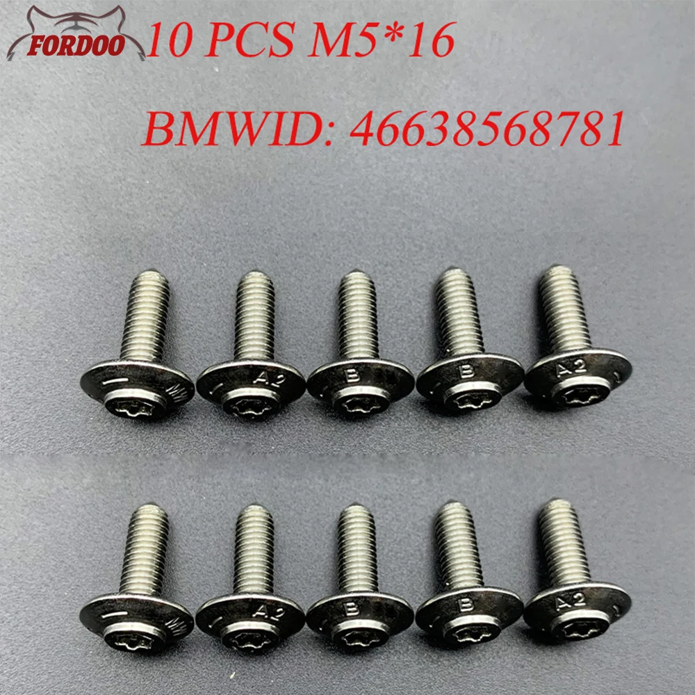 For BMW Motorcycle Shell Stainless Steel Screws R1300GS F900GS Adventure R1200GS R1250GS R1200RT S1000XR RR S1000R F750GS F850GS