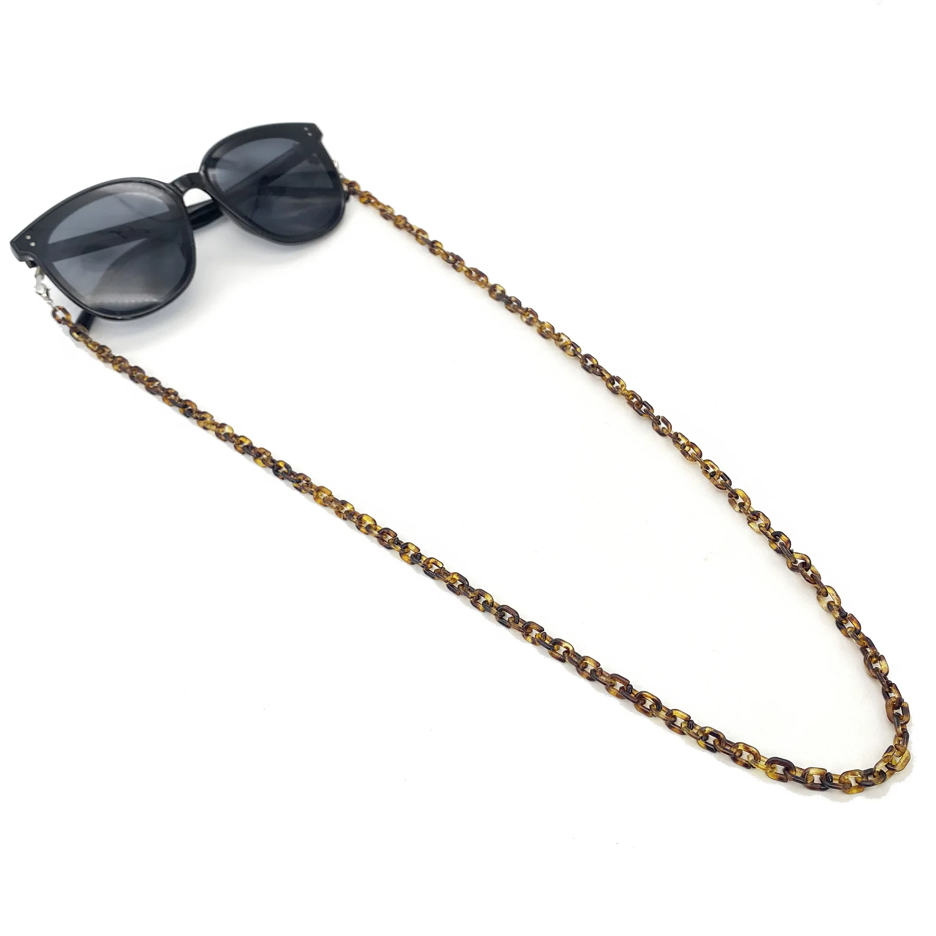 6mm Thin Acrylic Chain Imitation Mask Glasses Dual purpose Hanging Rope High Transparent Spray Paint Glasses Chain