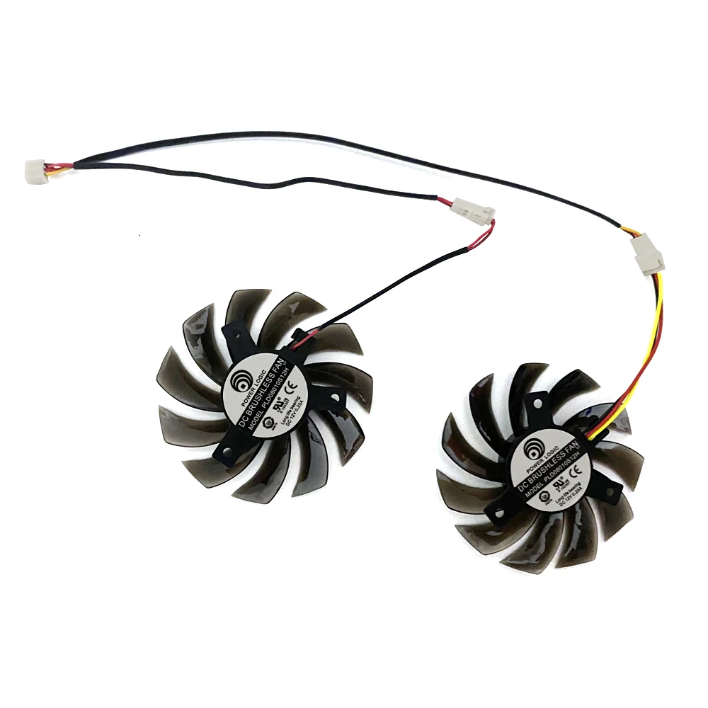 Ventola grafica 75MM 3PIN T128010SL T128010SM muslimate DC12V per ventola Gigabyte GTX670 GTX580 560Ti GV-N560OC GPU