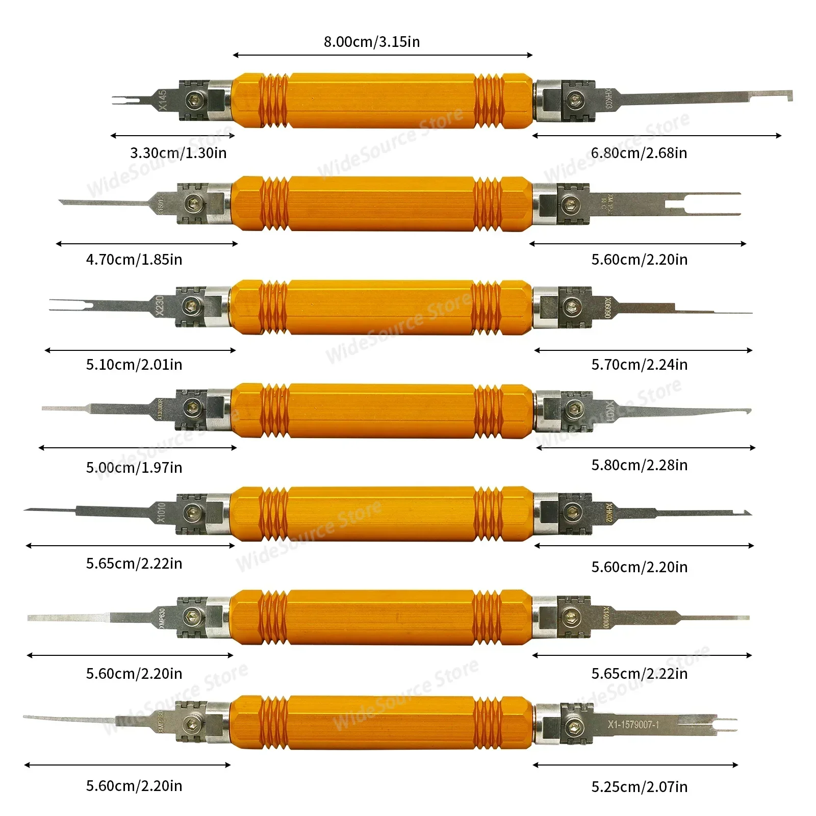 27pcs Car Terminal Removal Tool Kit Wire Plug Connector Pin Extractor Puller Unlock