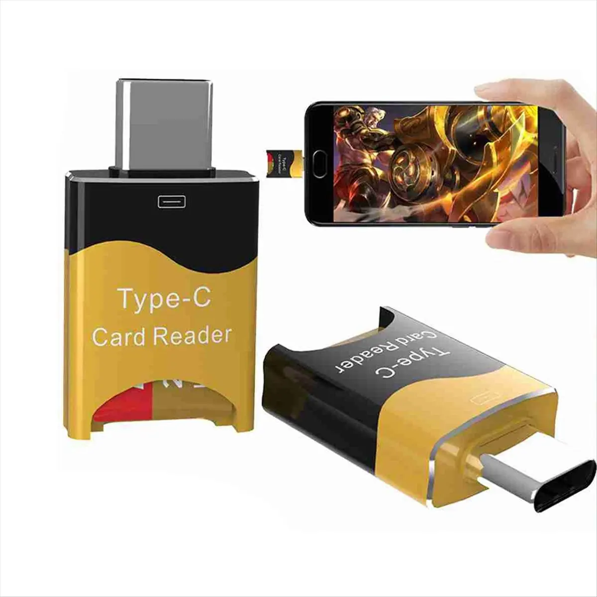 NEW DT85-2PCS Type C to Micro-SD TF Card Reader Adapter OTG Smart Memory Card Reader USB3.0 Flash Drive Adapter for Smartphone
