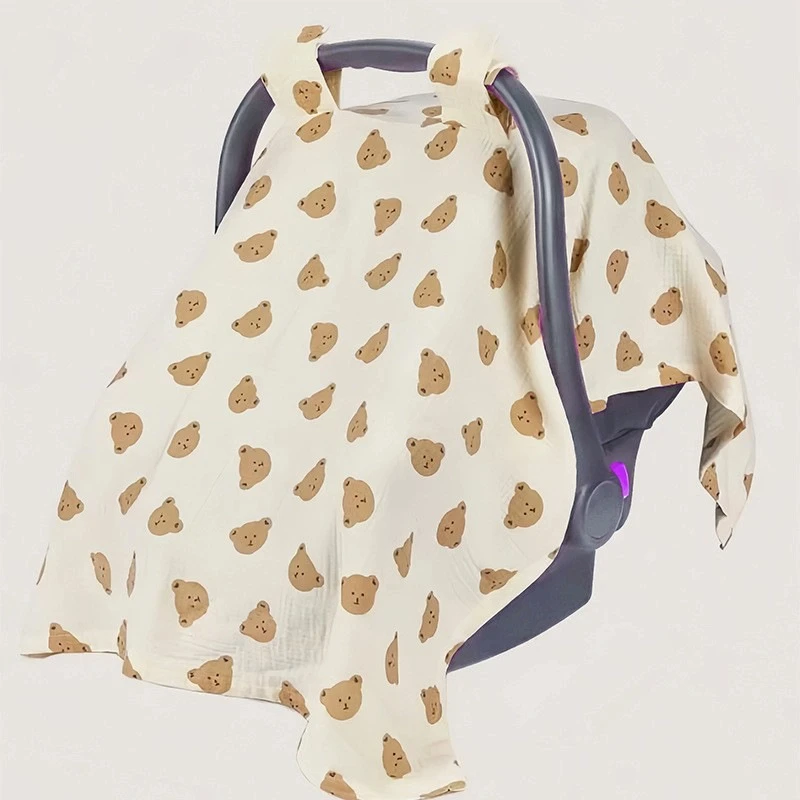 

1pc 80cmx110cm Baby Carrier Cover Baby Basket Towel Insulator Baby Stroller Cover Child Seat Cover Nursing Pad Sunshade