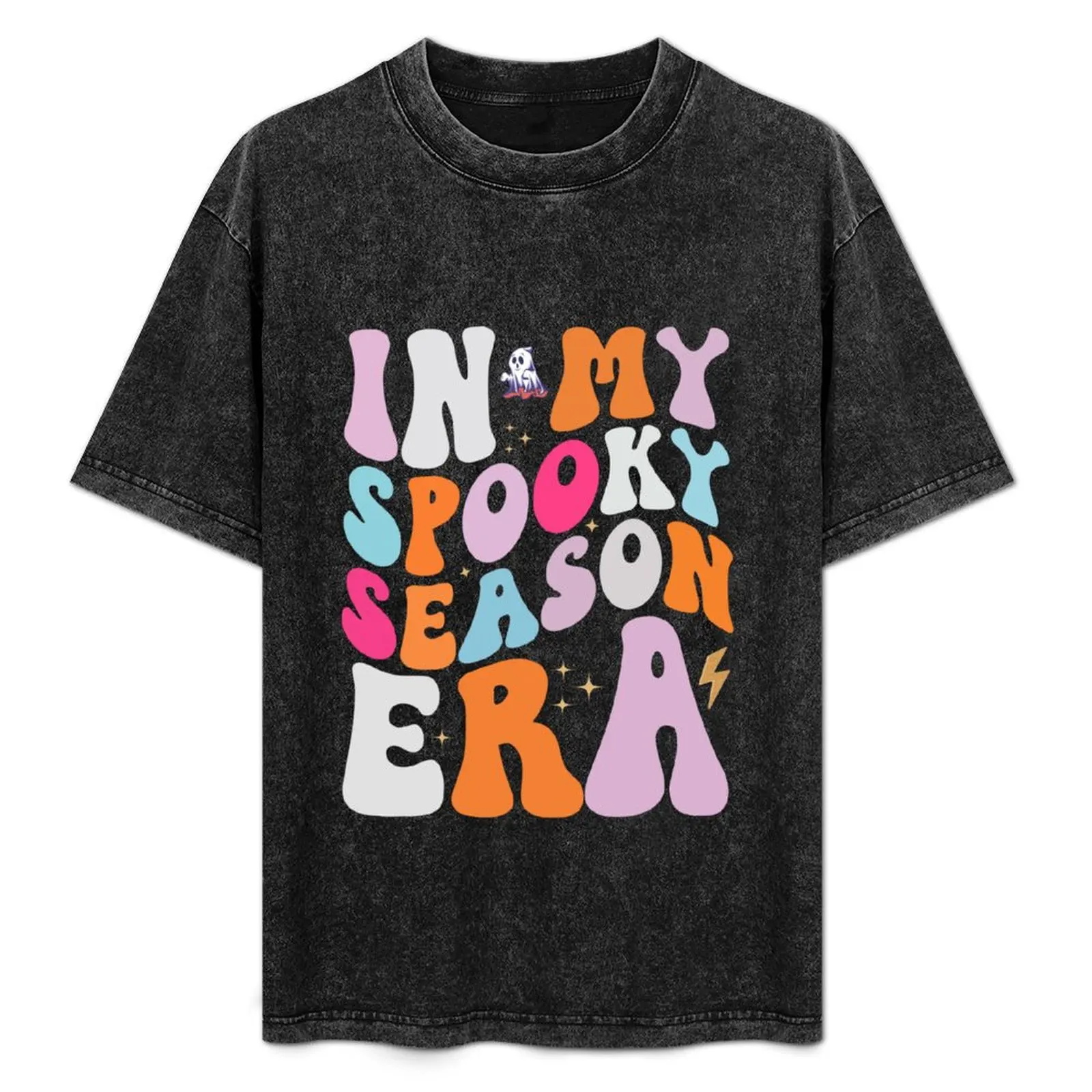 

In My Spooky season Era Spooky Season Retro Halloween Funny Ghost T-Shirt cotton graphic tees Short sleeve tee t shirts for men