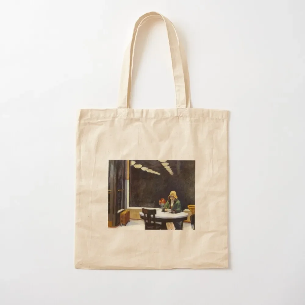 

EDWARD HOPPER - AUTOMAT Tote Bag tote bag men Big bag luxury women