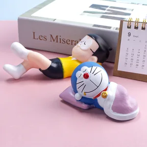 Doraemon Kawaii PVCアニメアクションフィギュアハンドメイドモデルおもちゃかわいいコレクション人形飾りキッズチャーム誕生日プレゼント 日本で最高の販売Doraemon Toys -11