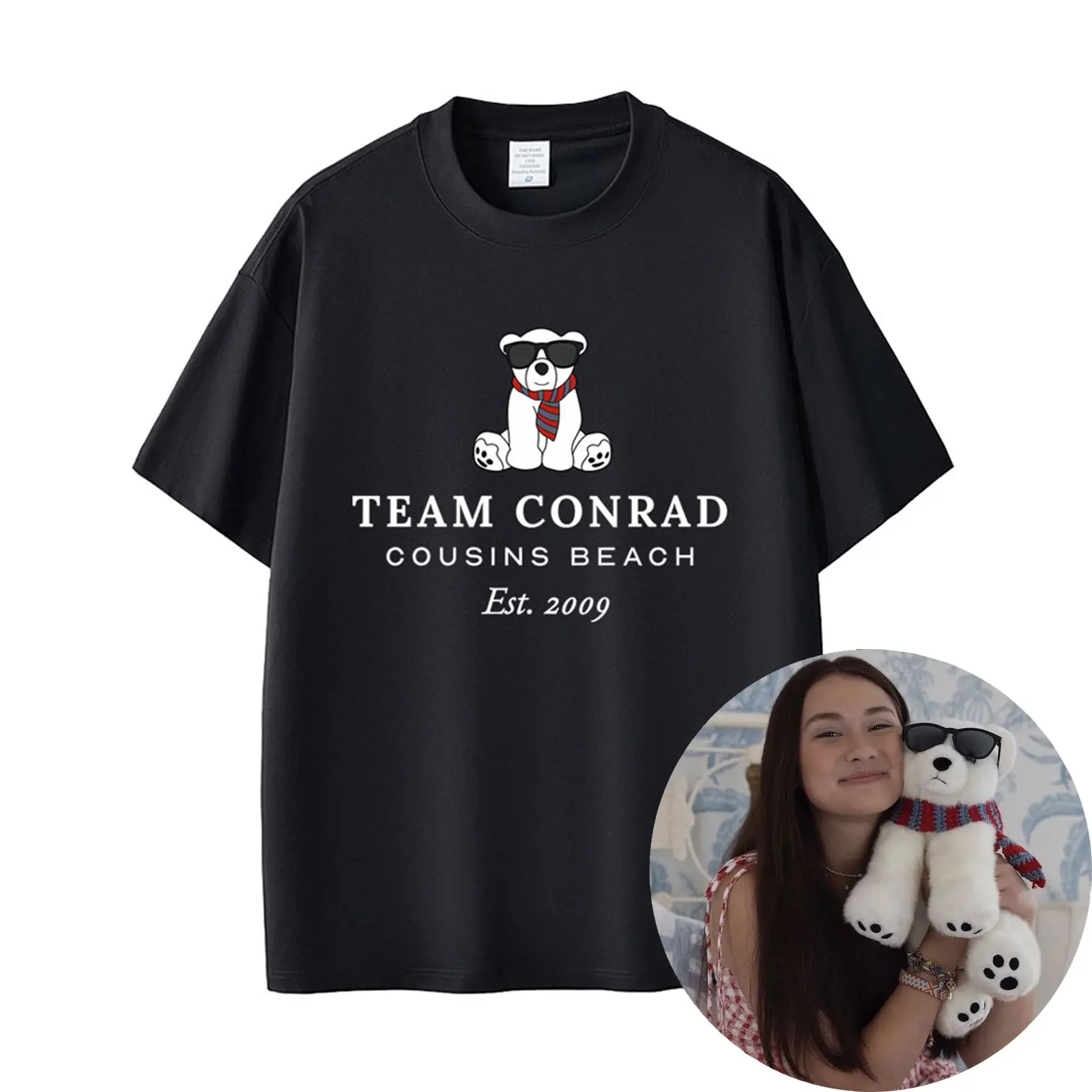 

The Summer I Turned Pretty Team Conrad Cousins Beach Graphic T-shirt Men Women Clothing Casual Cotton Vintage T Shirts Fans Gift