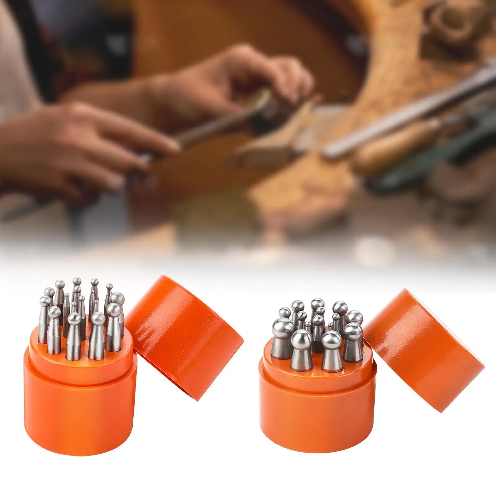

Dapping Block Punches Jewelry Stamping Tools for Shaping Beads Texturizing