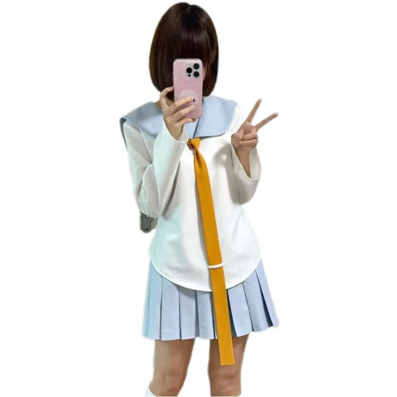 

Kirisaki Chitoge Cosplay Costume Anime Sailor Jk School Uniform Suit Daily Campus Women's Clothing Halloween Party Outfit