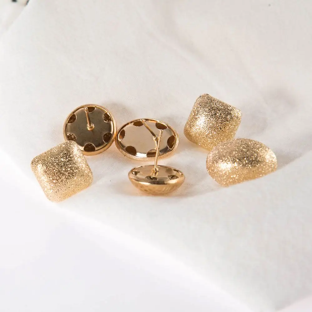 Vintage Gold Color Scrub Gift Wedding 3 Pairs/set Fashion Accessories Jewelry Ear Studs Earrings Set