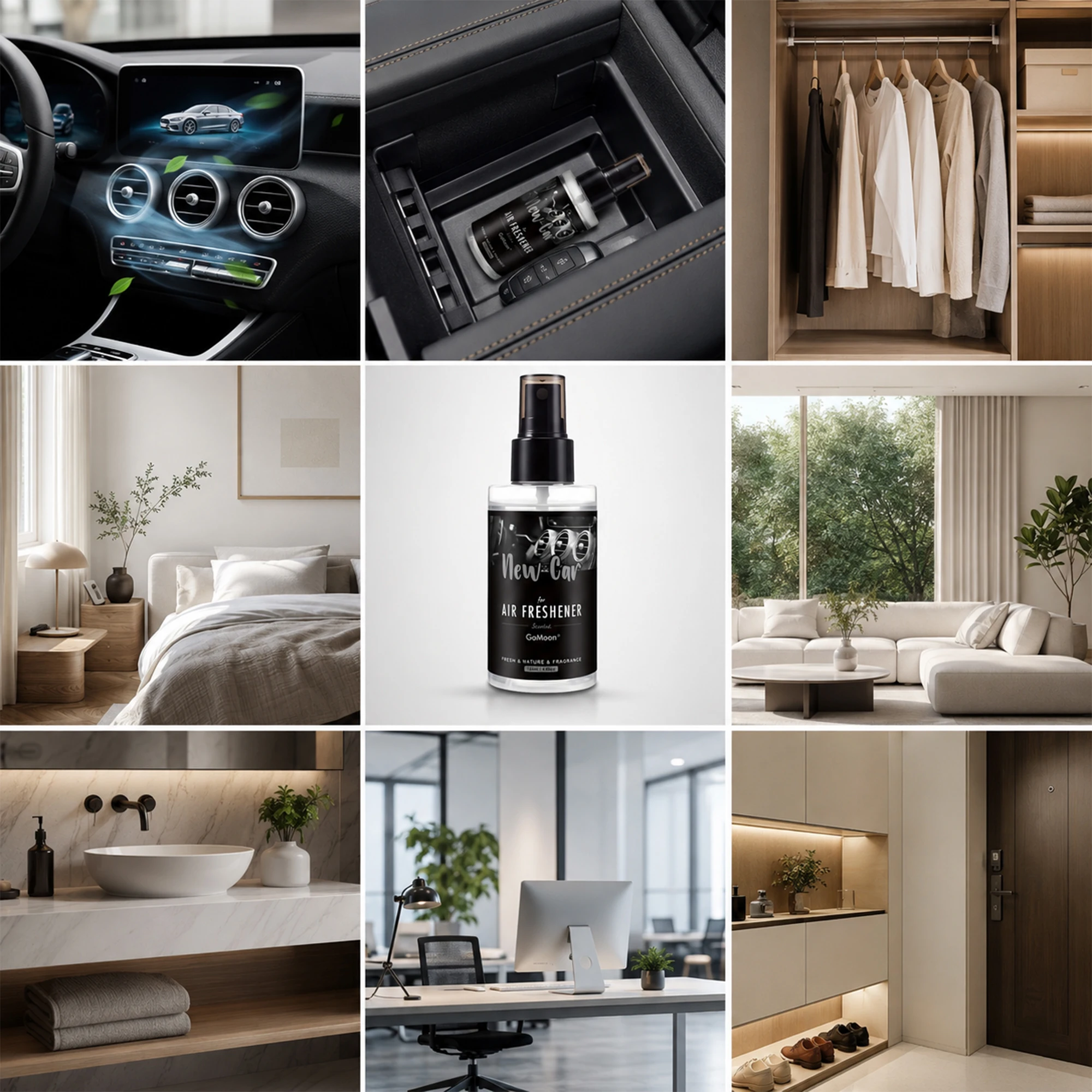 120ml/4,06oz Neuer Auto-Duftspender Premium Autoduft, Langanhaltender Duft, Geeignet für Zuhause, Auto – Detail 8