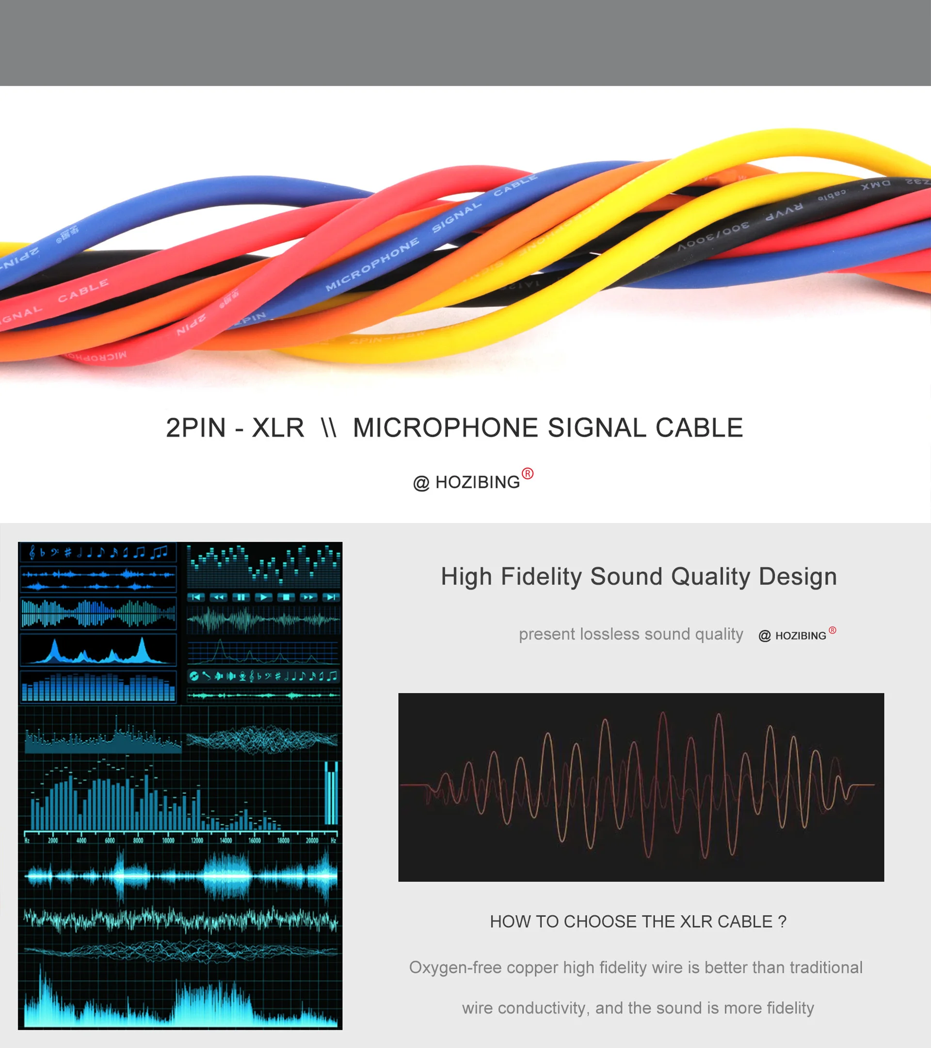 1PC 0.3M-15M kolorowy kabel XLR męski na żeński M/F 3Pin OFC kabel audio folia + pleciony ekranowany do wzmacniacza miksera mikrofonowego