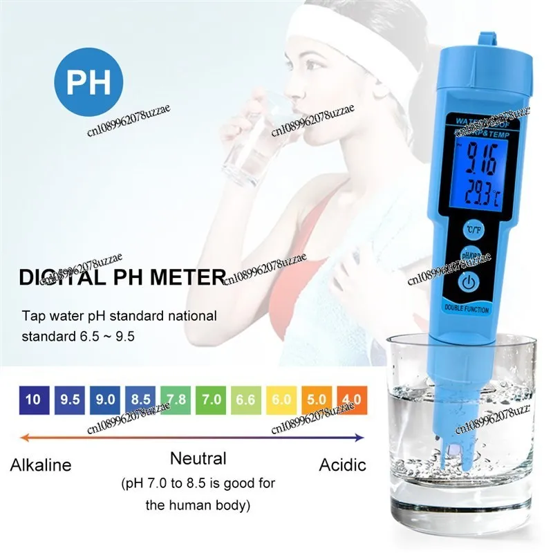 المحمولة 3 في 1 اقلام الفحص جودة المياه PH-689 PH/ORP/درجة الحرارة PH الموصلية كشف خزان الأسماك #4