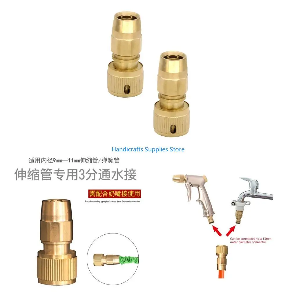 R1WA 3/8inch Garden Hose Fitting Water Hose Connector 3/8inch Garden Fitting Quick