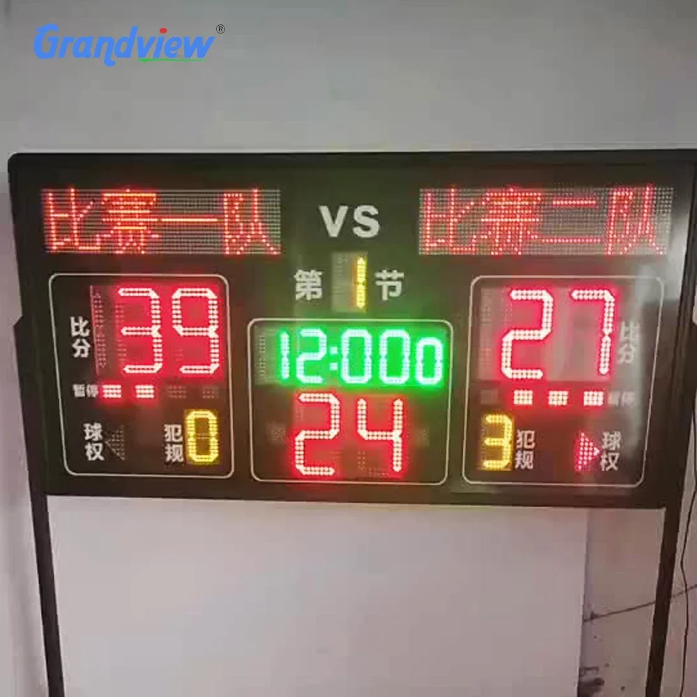 Remote Wireless Electronic Digital Score Led Display Boards Football Volleyball Basketball Digital Score Board